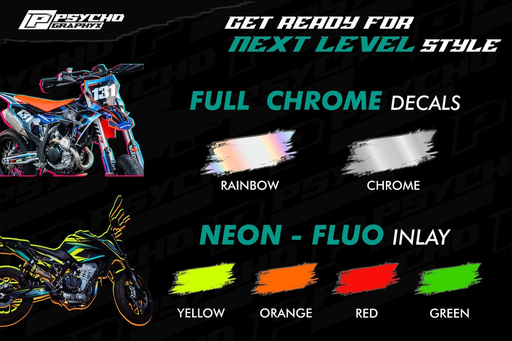 Graphics Kit for Ohvale GP 0 GP0 EVO Stickers Decals Design Decor