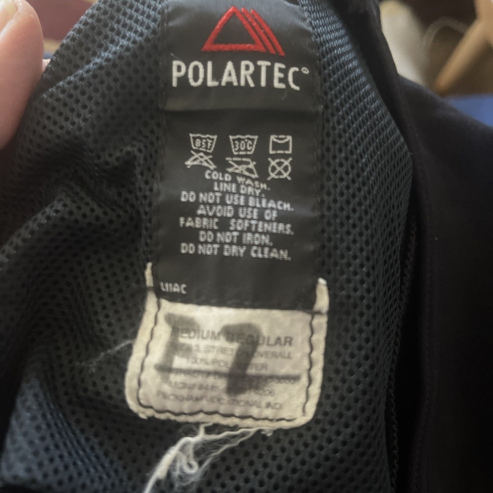 Polartec L3 Stretch Bib Overall Medium Regular Skiing Snow Layering