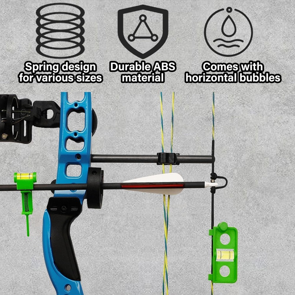 Manual Archery Level Tool - Versatile Compound Bow Balancer with Spring Design