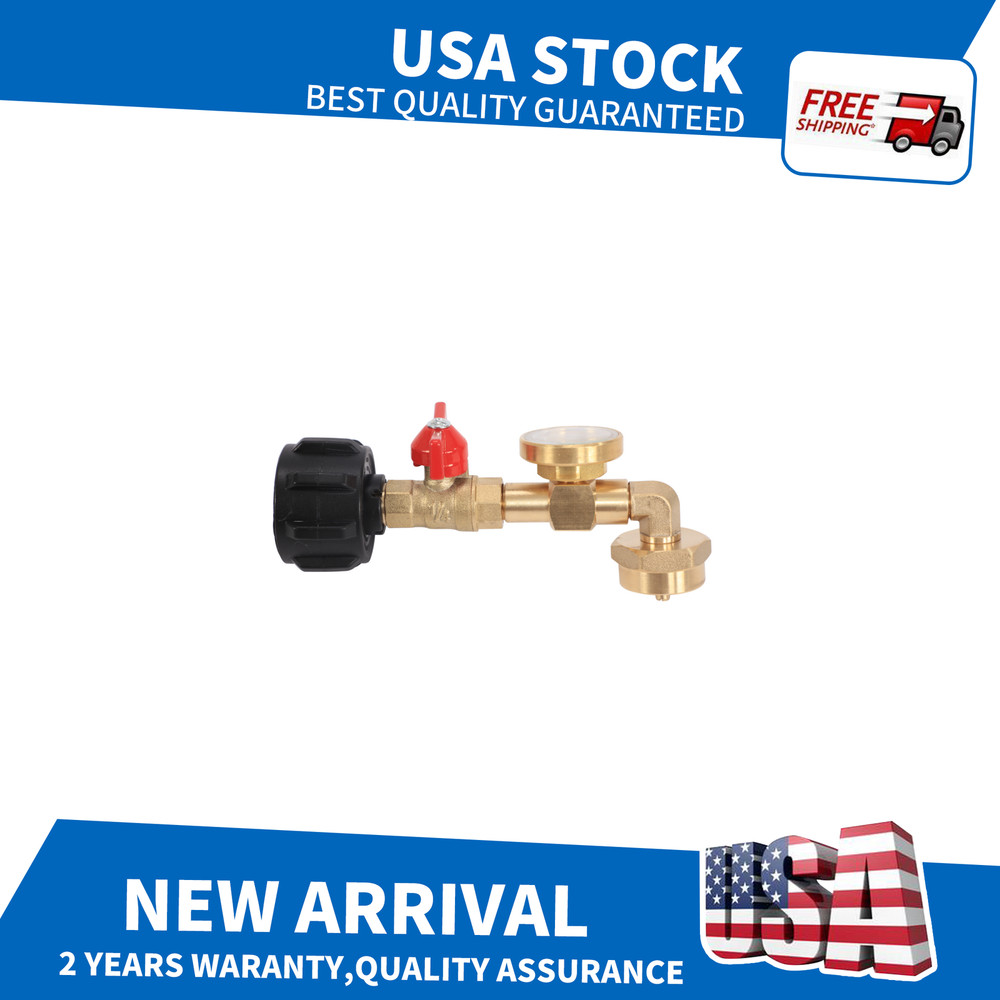 With Gauge & Control Valve Propane Refill Kit for Bottles