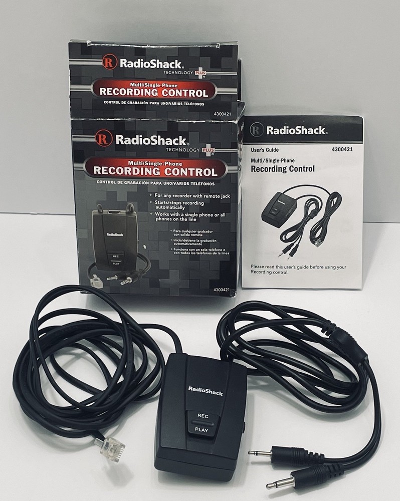 RadioShack Multi/Single Phone Recording Control #4300421