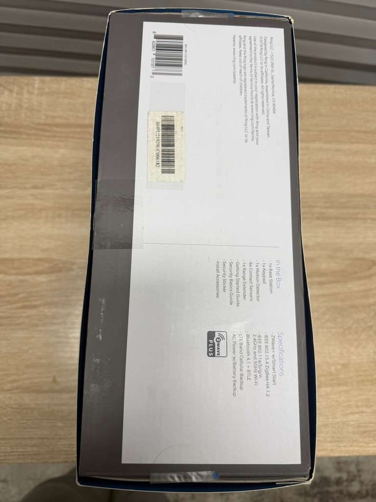 Ring Alarm Wireless Security Kit Home System 10 Piece. OPEN BOX