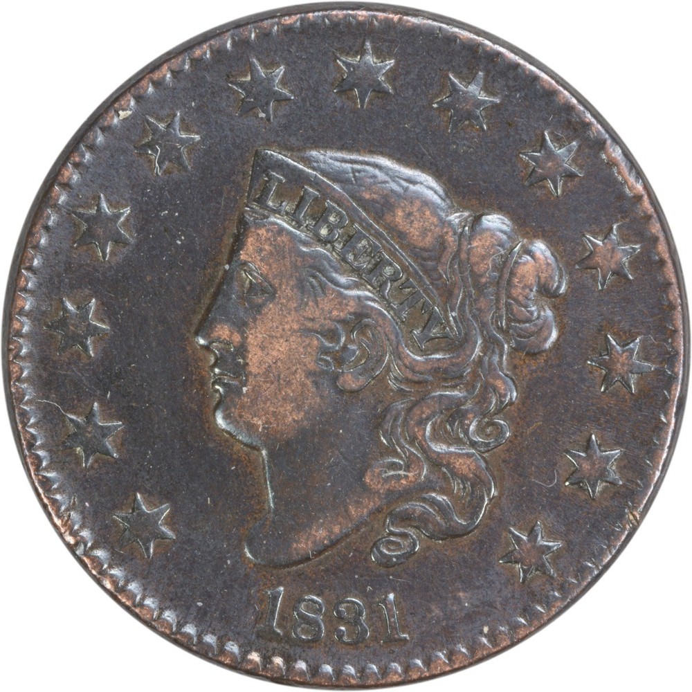 1831 Large Cent Large Letters VF Uncertified #114