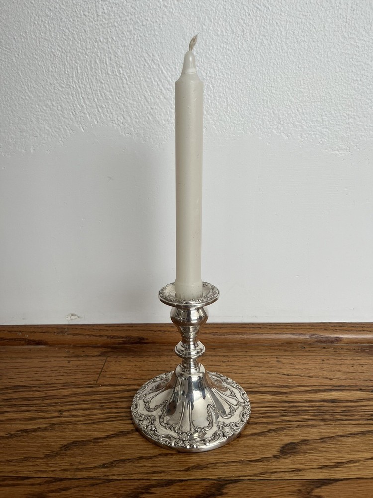 Vintage Gorham Silver Plated Candle Holder