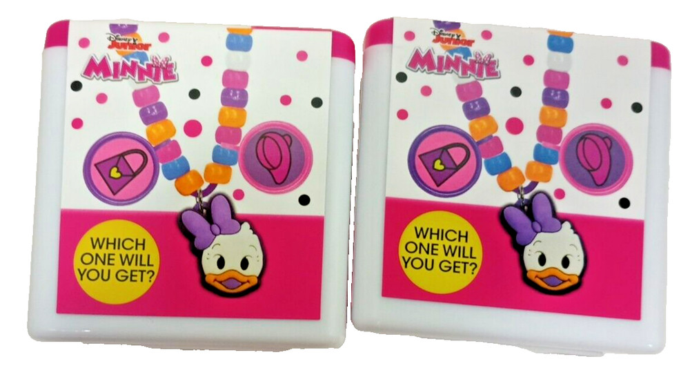 2 Disney Bead Bracelet Surprise Charm Easter Baster Stuffer