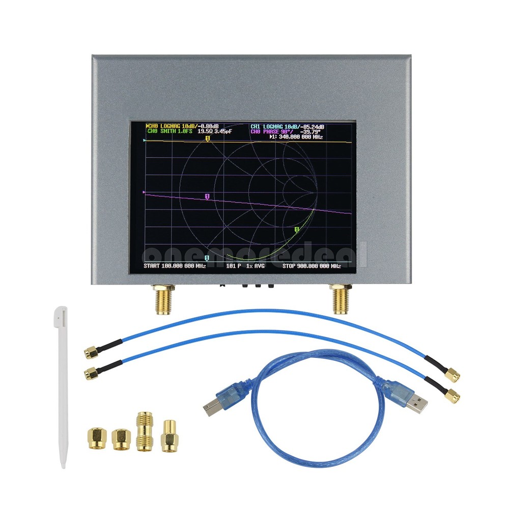 NanoVNA V2 Plus4 Hardware Vector Network Analyzer VNA 50K-4GHz Antenna Analyzer