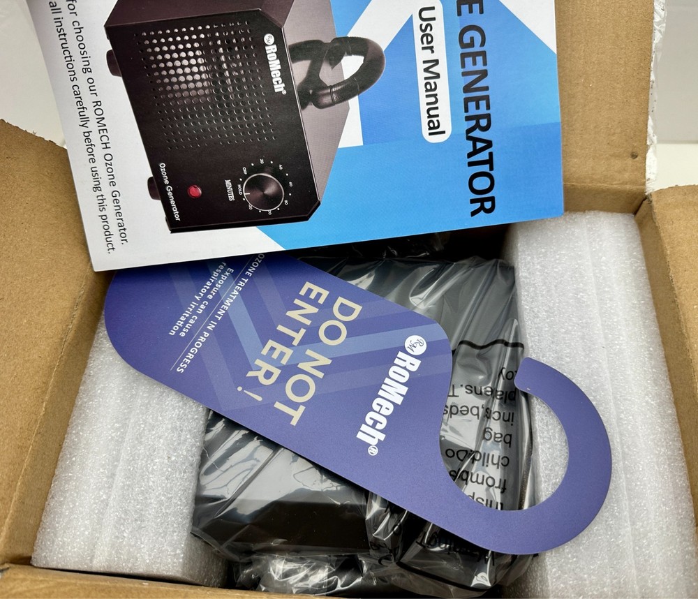 RoMech Ozone Generator High Capacity Ionizer Odor Eliminator