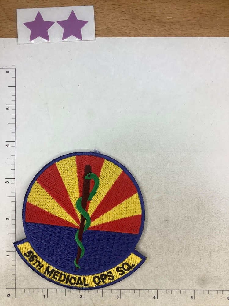 USAF 56th MEDICAL OPERATIONS SQUADRON PATCH