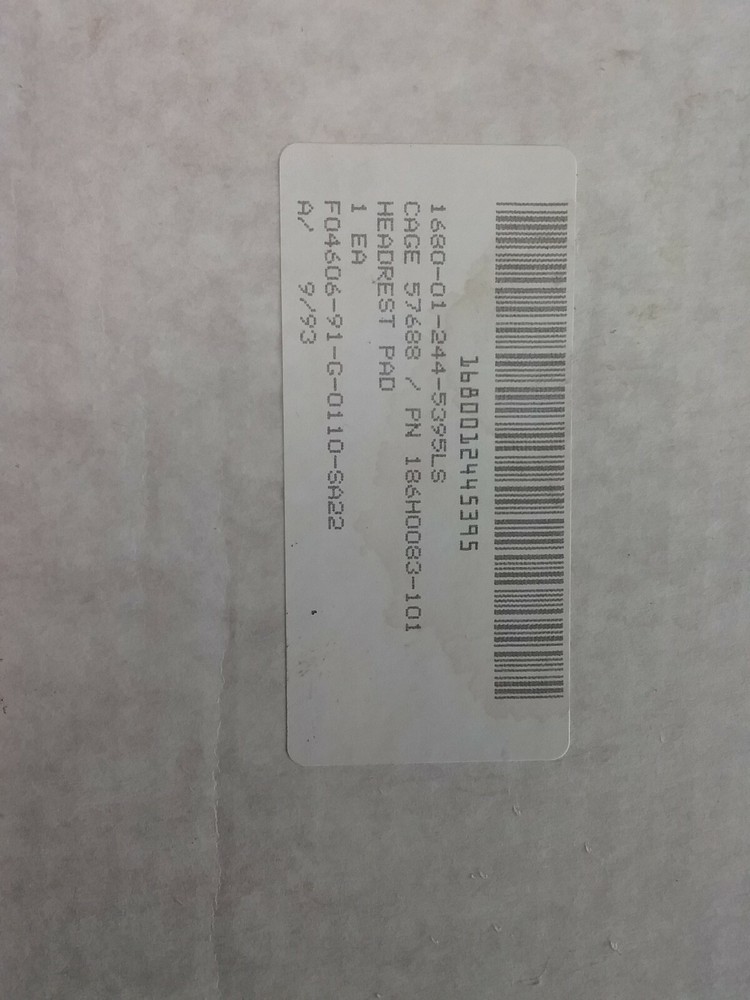 Ejection Seat Head Pad