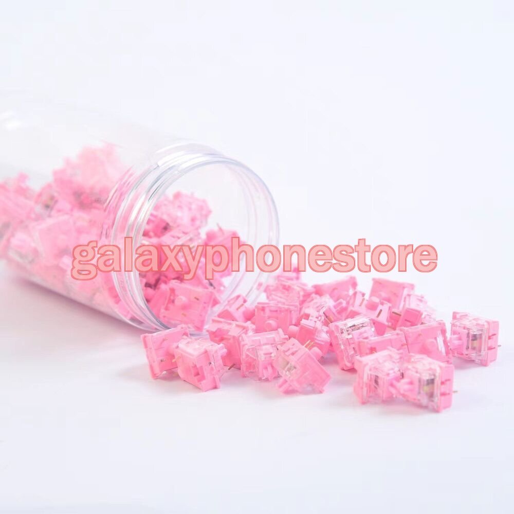 Mechanical Keyboard KTT Rose Switch Liner RGB Transparent Computer Accessories