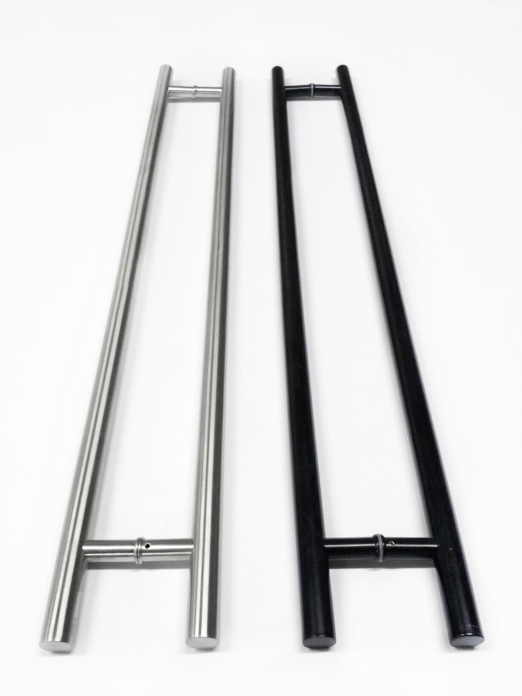 48" MATTE BLACK Ladder Style Steel Push/Pull Handles