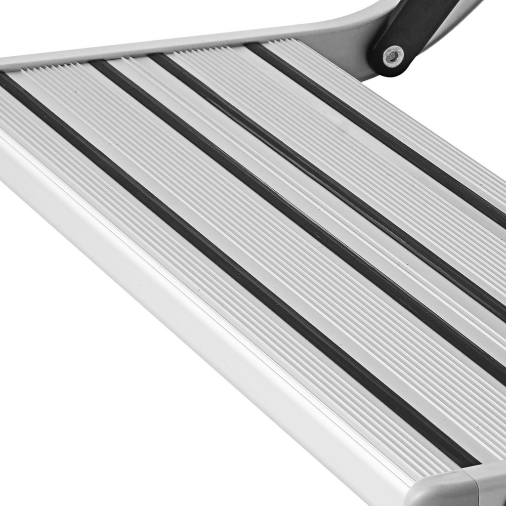 Aluminium Manual Pull Out Retractable Single Step RV Camper Platform Steps Stair