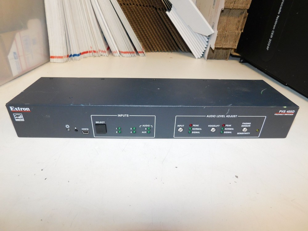 EXTRON PVS 405D POLEVAULT SWITCHER HIGH PERFORMANCE AV SWITCHING SYSTEM