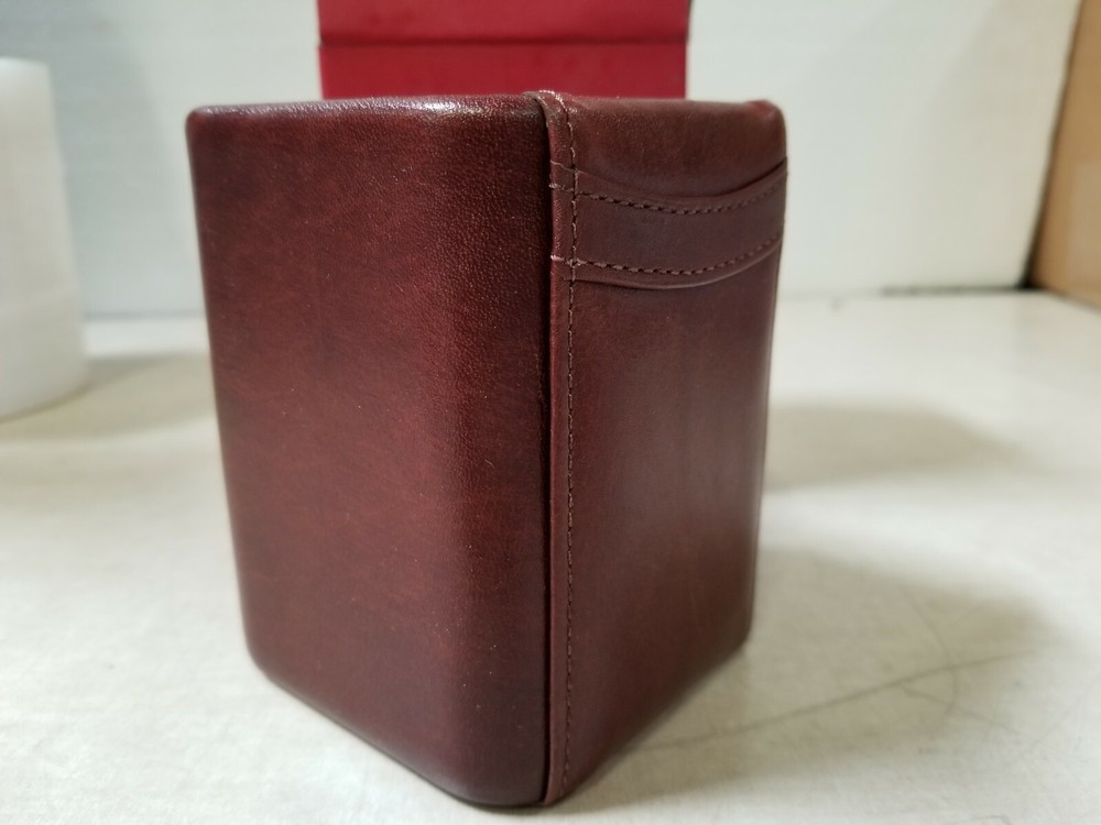 Dacasso A3010 Mocha Leather Pencil Cup
