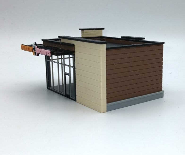 HO Scale Restaurant Kit - Dunkin Donuts