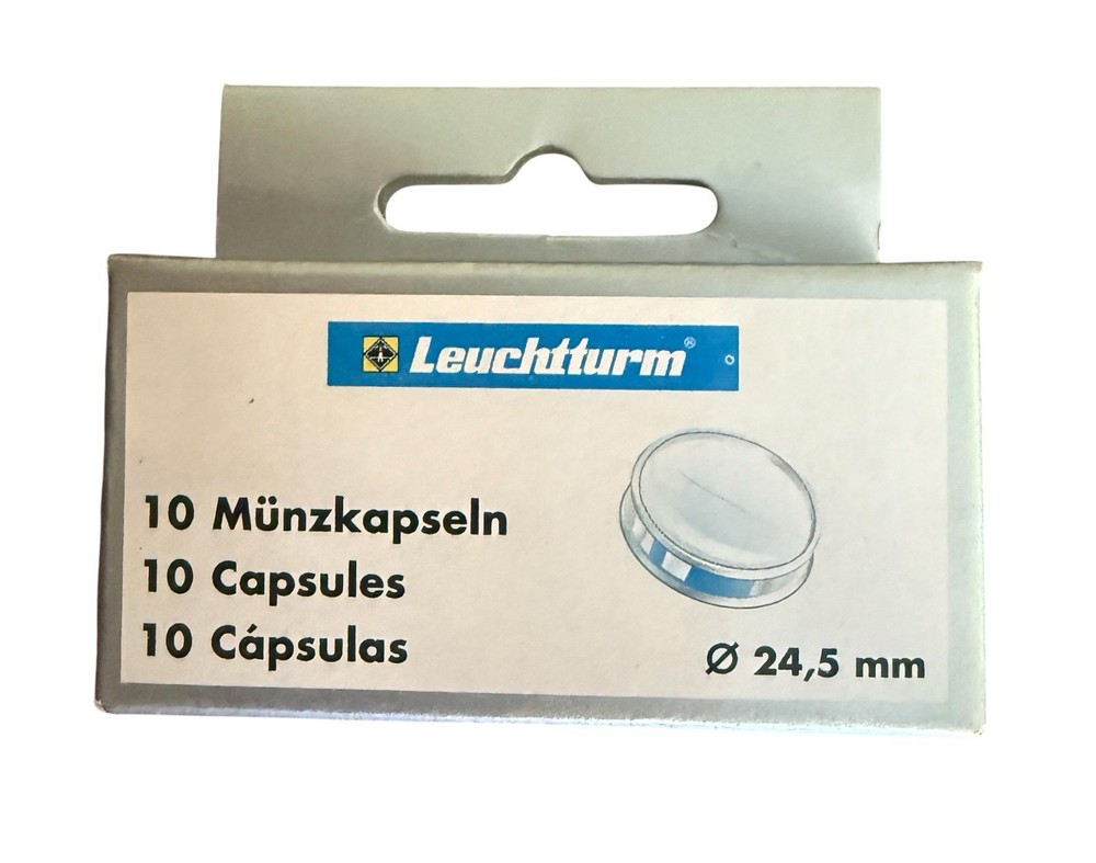 Lighthouse coin capsules inner diameter 24.5 mm