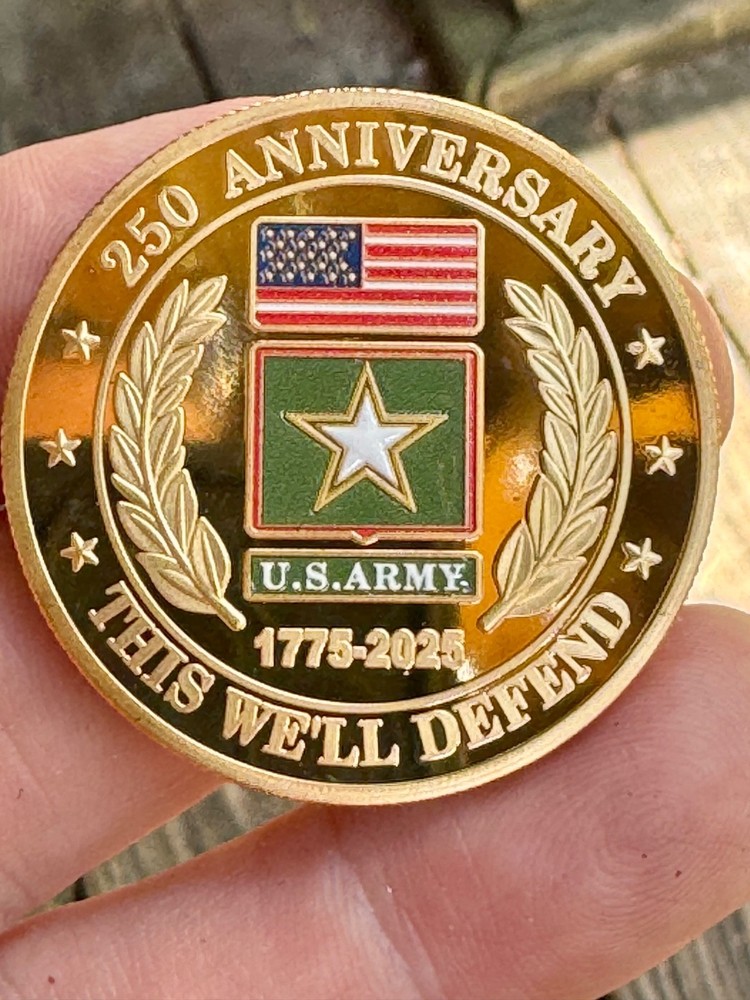 Army 250th anniversary Challenge Coin