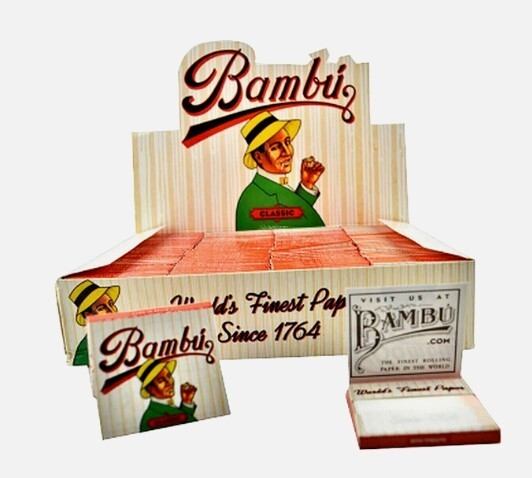 10 Pack of Bambu Classic Rolling Papers 100% Authentic Regular Paper