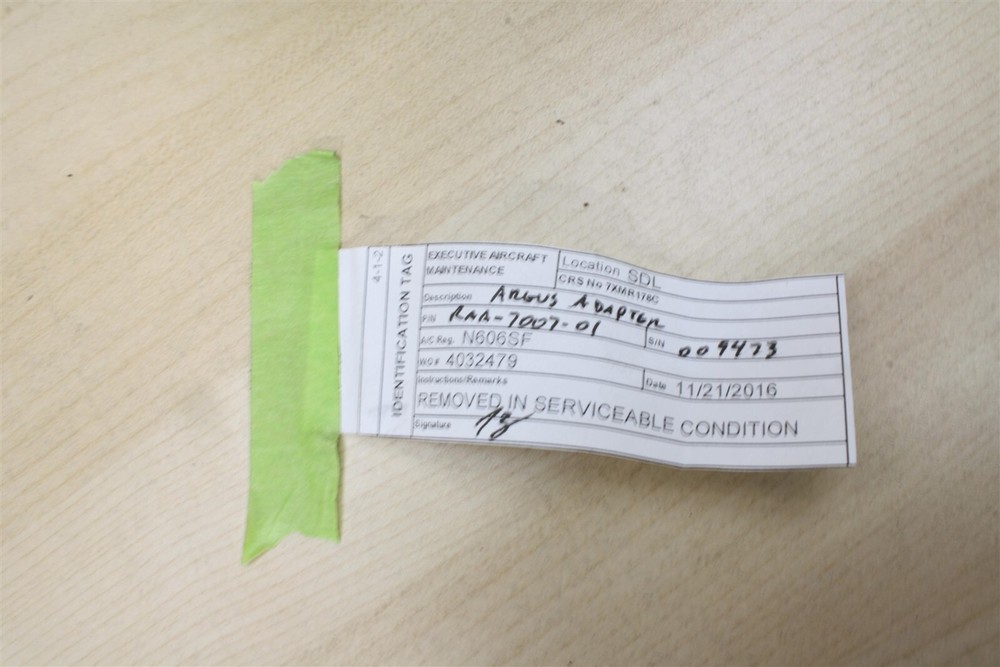 Argus RMI Adapter + Connectors RAA-7007-01