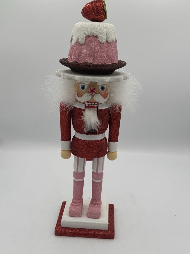 Kurt Adler 15” Tall Cupcake Head Nutcracker