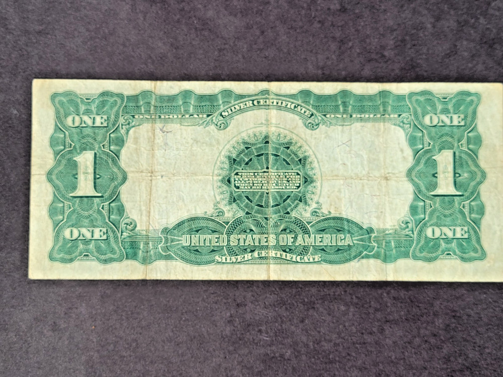 1899 $1 Silver Certificate Dollar **Rare** Black Eagle Large Size Note