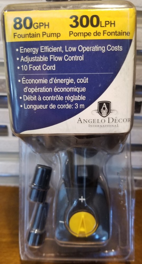 ANGELO DECOR 80 GPH Fountain Pump