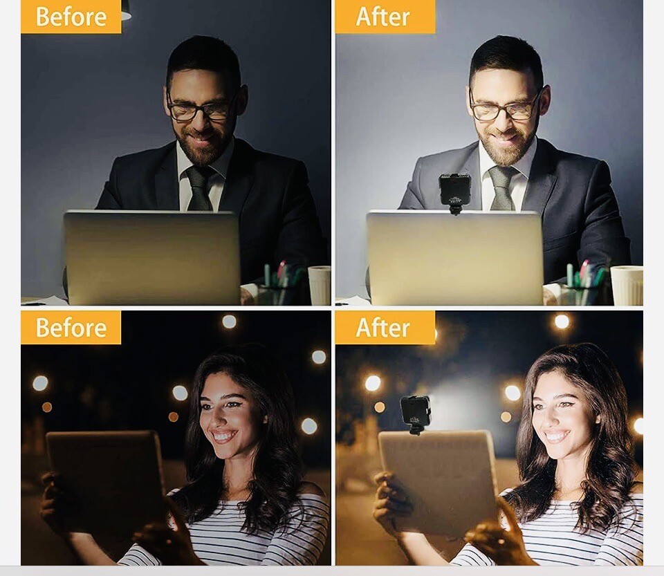 USB Video Webcam Conference Laptop Light Kit