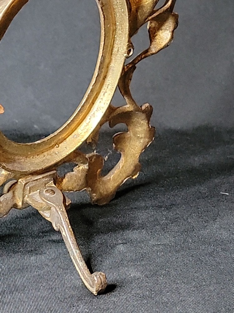 Victorian Mirror / Picture Frame ~ Gilded bronze ~ foliage ~ READ DESCRIPTION