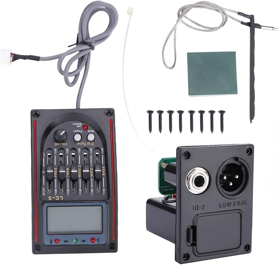 eBay Acoustic Guitar Preamp with LCD Equalizer & Tuner