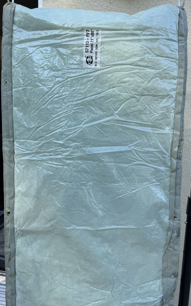 2015 UNIVERSAL STUDIOS FAST AND FURIOUS 7 Production Used Temp Insulator Panel