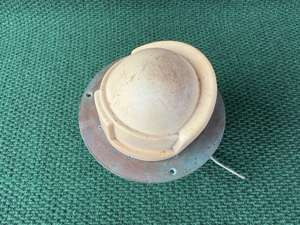 Vintage DANFORTH CONSTELLATION Dash Mount Compass Brass Bezel