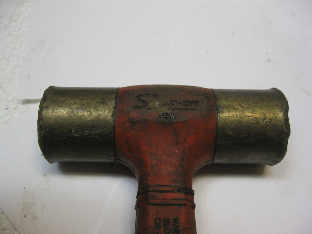 Snap-on tools 24oz Brass Hammer BE224 USA Nice!