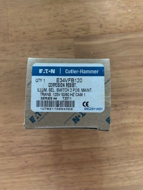 Eaton Cutler Hammer E34VFB120 Corrosion Resistant Selector Switch Operator New