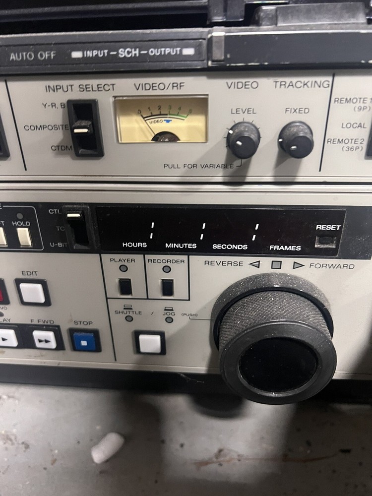 Ampex Betacam SP CVR-70 Studio Editor Video Cassette Recorder AS-IS