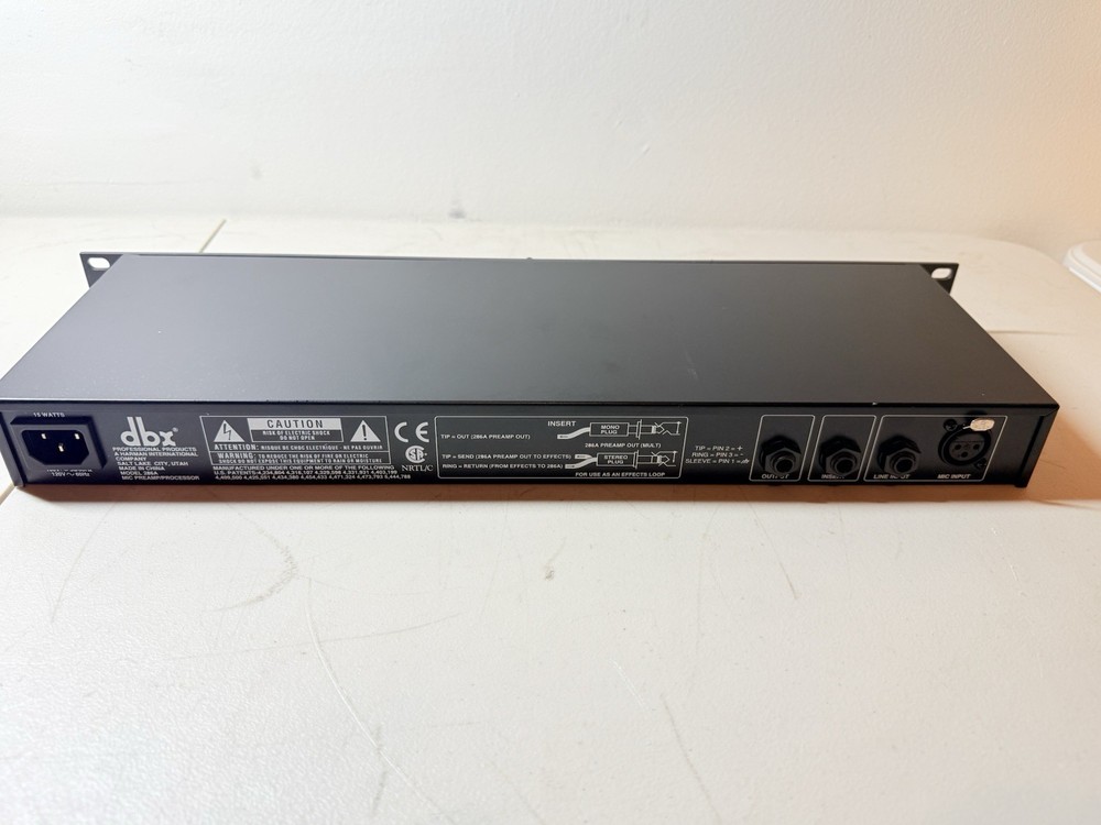DBX 286a MIC PROCESSOR-COMPRESSOR-EQUALIZER