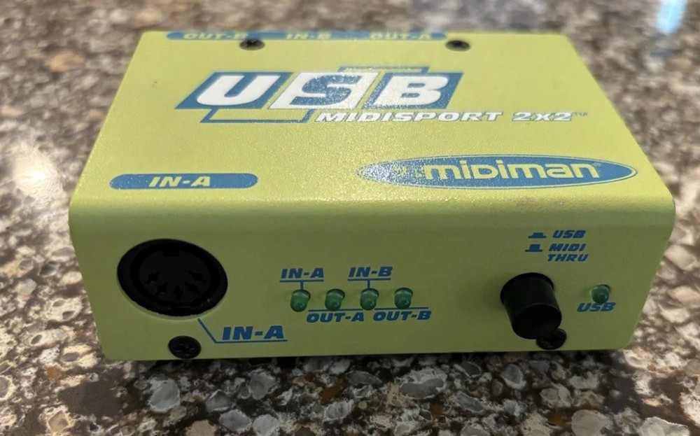 M-Audio Midiman USB MIDISPORT 2x2 Interface Only Working