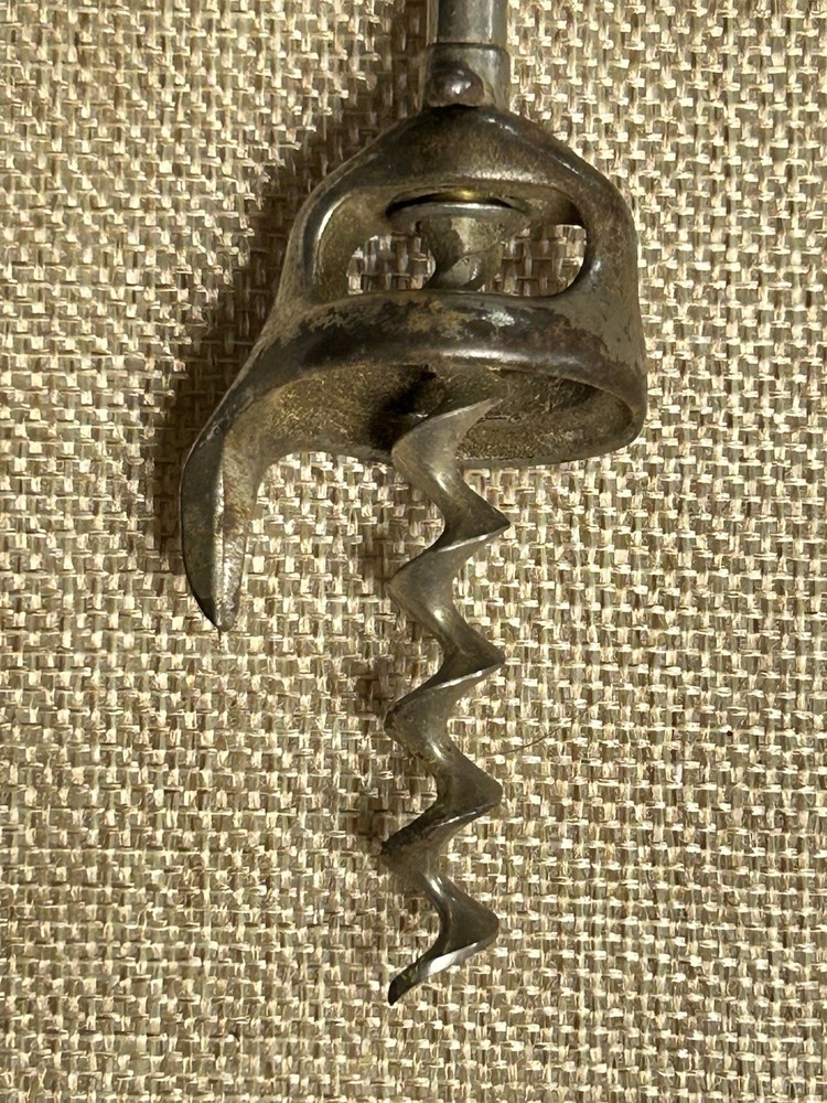 Antique Schlitz Beer Corkscrew Opener Bladed Worm Handle