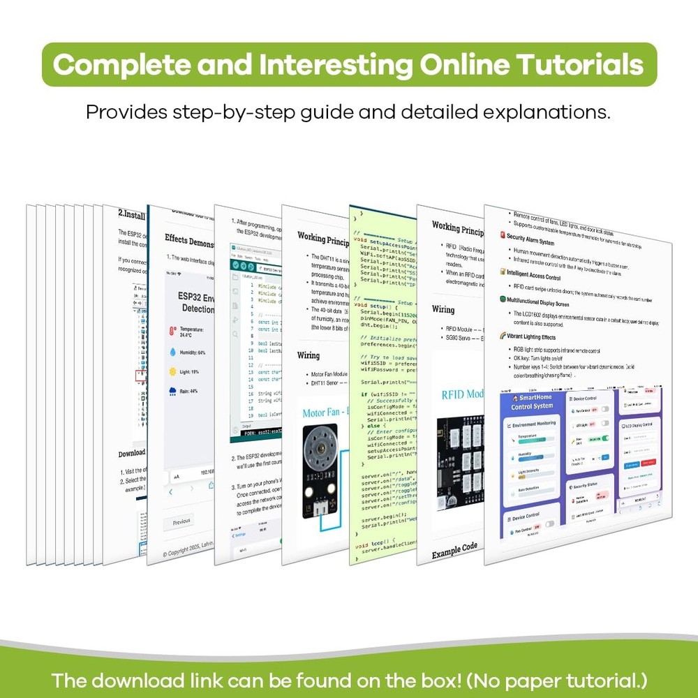 Best LAFVIN ESP32 IoT Learning Kit with DevKit, RFID Module, LCD1602 Display