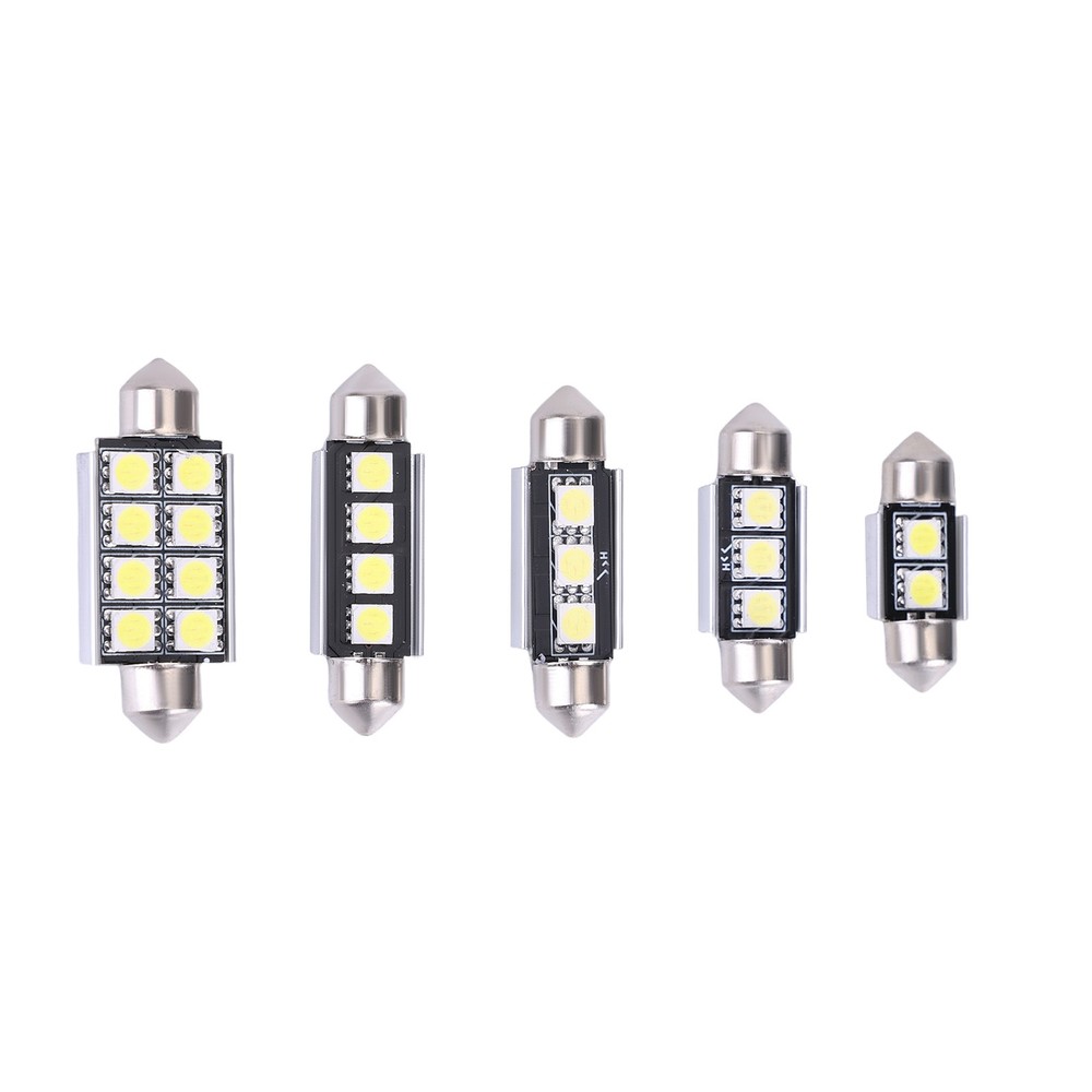 23x White LED Car Interior Inside Light Dome Trunk Map License Plate Lamp Bulbs