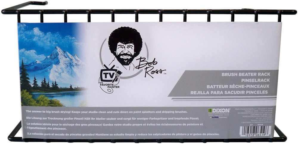 Bob Ross Brush Beater Rack Black