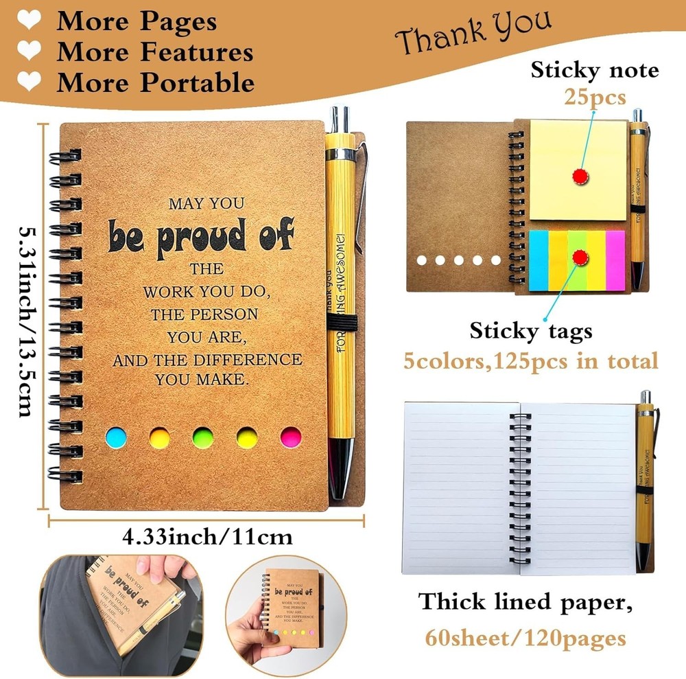 Compact Inspirational Notebook Collection