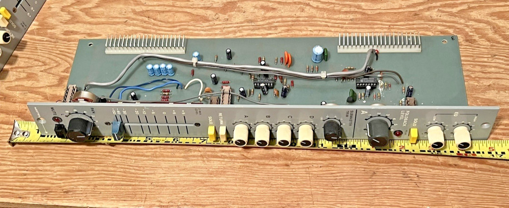 pair vintage 1982-83 Neotek Series I submaster fold-back console strips modules