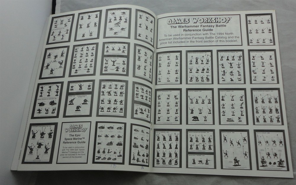 Games Workshop Mail Order Price List & Reference Guide Fall 1994