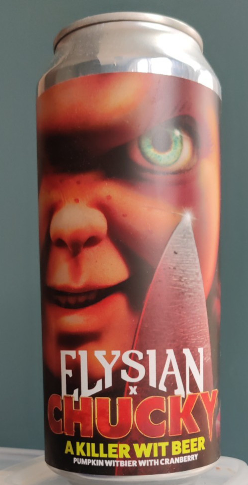 Elysian Chucky Beer Can Empty A Killer Wit Beer