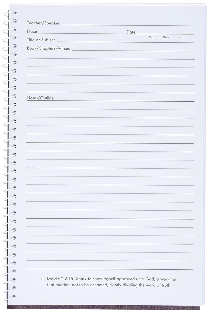 BIBLE STUDY ORGANIZER & NOTEBOOK