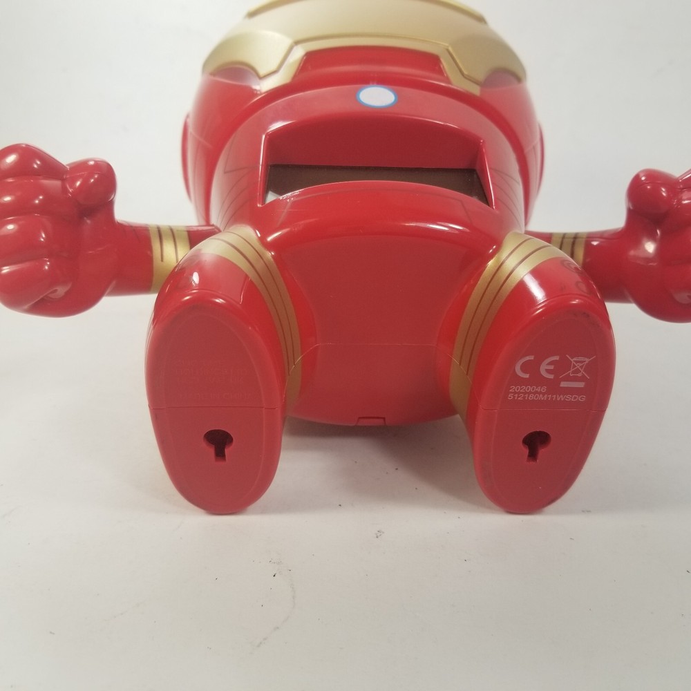 Marvel Iron Man Alarm Clock Digital Red Gold