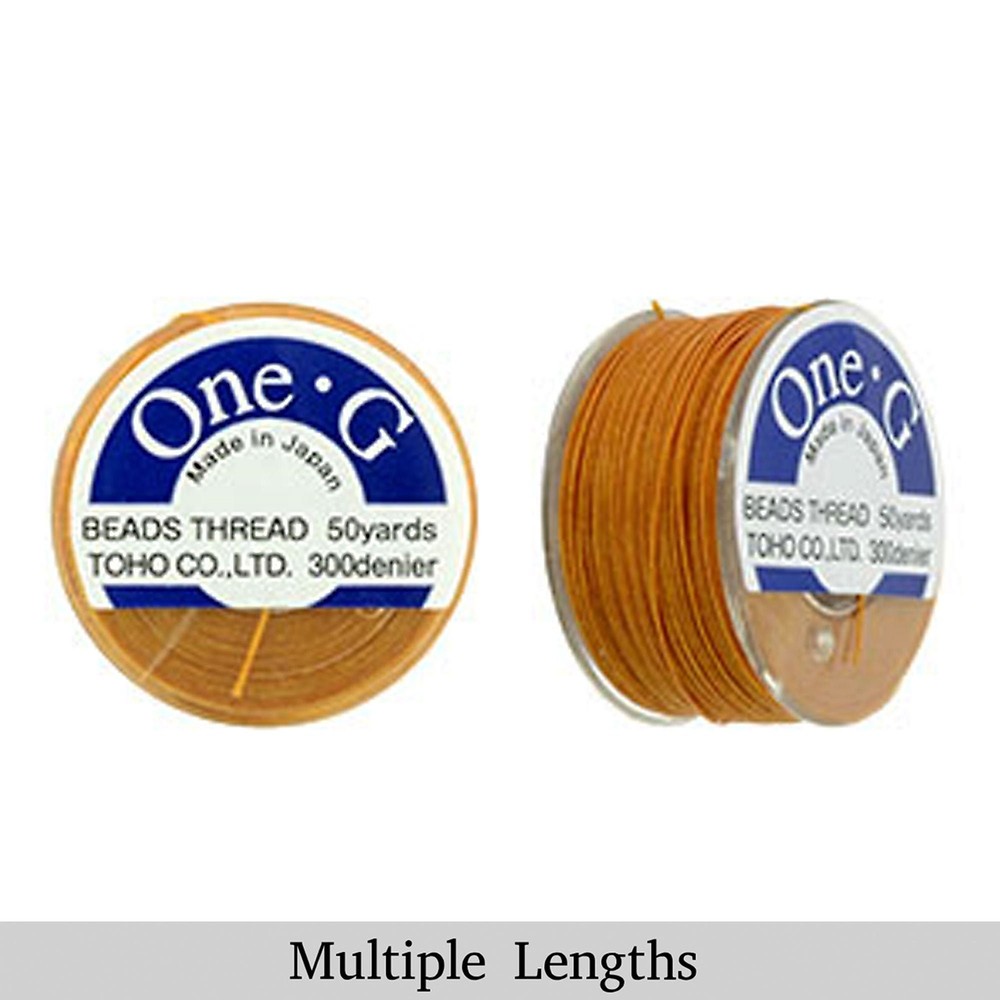 Orange One-G Toho Beading Thread 50/125/250yd