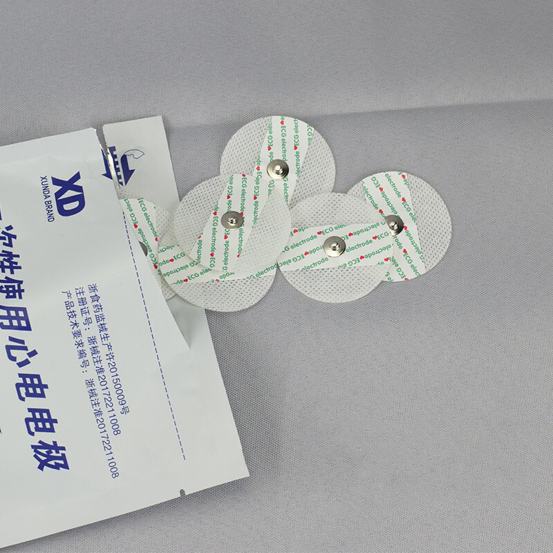 50Pcs Disposable ECG Electrodes AG/AgCl Sensor disposable ECG/EKG Electrode Pad