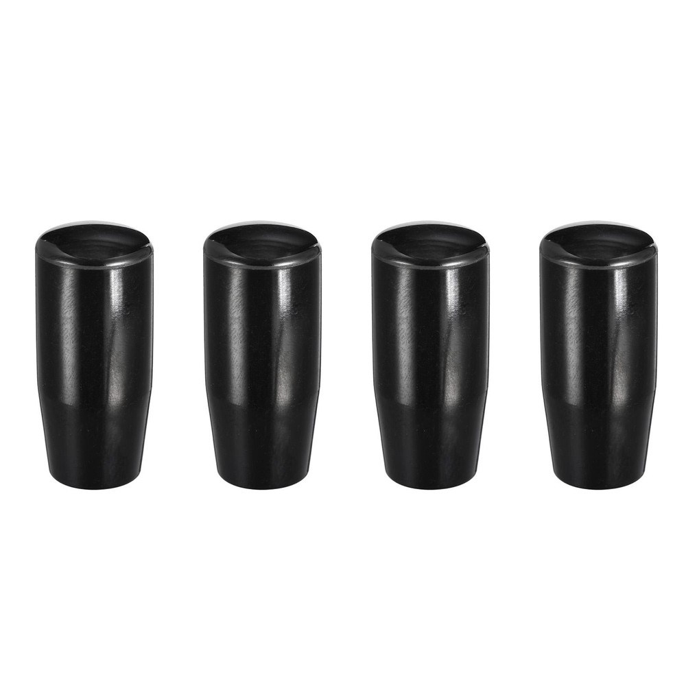 M12x65mm Female Threaded Hand Knobs Cylinder Insert Handles for Mechanical, 4Pcs