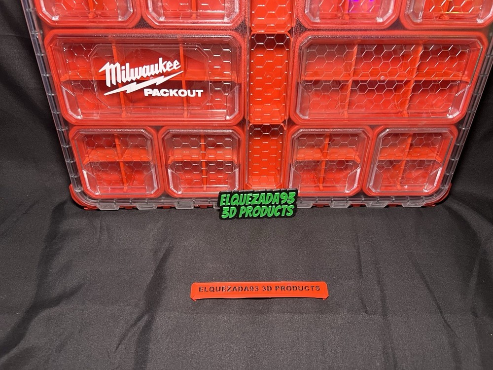 Milwaukee Packout Low Profile Custom Handle label